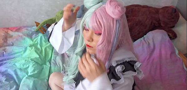  Cute maid Furiyssh dreams of your cock